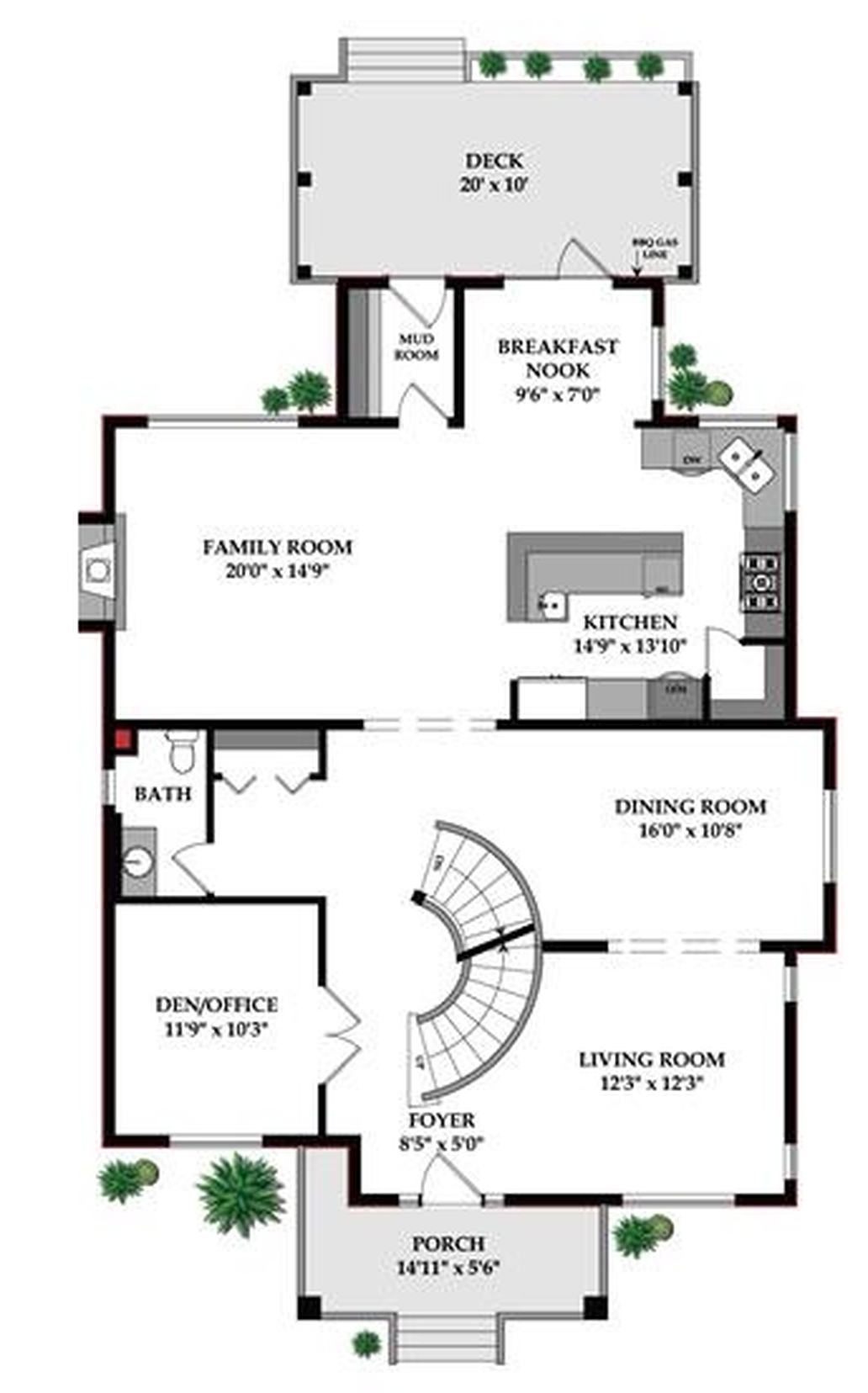 Main floor plan